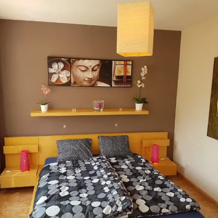 Villa Roque del Conde 3 with fantastic sea view, Terrace, Pool, Wifi, SAT-TV