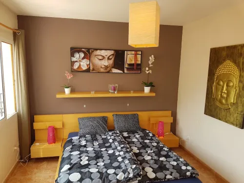 Villa Roque del Conde 3 with fantastic sea view, Terrace, Pool, Wifi, SAT-TV