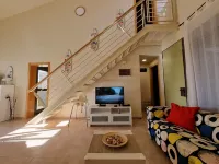 Villa Los Vientos only 100m to the surf beach, terrace, balcony, sea view, wifi