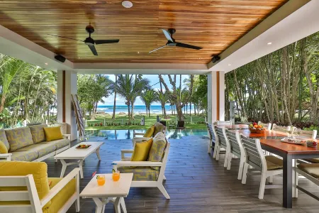 Beachfront Modern Luxe Villa Steps from the Sand!