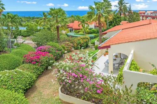 Royal Beach House with sea view and large community pool.