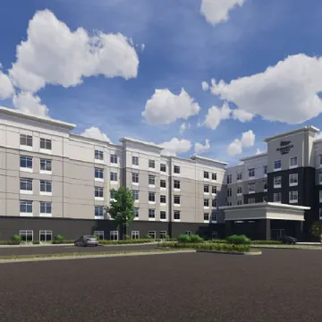 Homewood Suites by Hilton Louisville Airport Отели рядом с достопримечательностью «Сикс Флэгз Кентакки Кингдом»