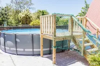 Full Home+Pool with Two Separate Studios First Floor+Pool Table 5 Min from Beach