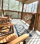 Blue Ridge Mountain Retreat with Cozy Firepit Terrace.