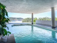 Architect-designed villa with panoramic view of the Revellata