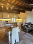 Stunning 1-Bedroom Penthouse with Panoramic Views, WiFi & AC in Enchanting Todi
