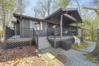 Near Lake + Trails: Rustic Newland Cabin w/ Deck!