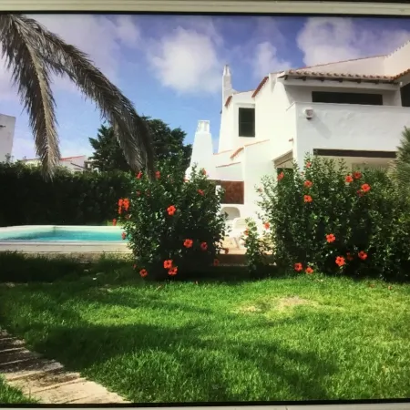 House with pool near the beach and marina