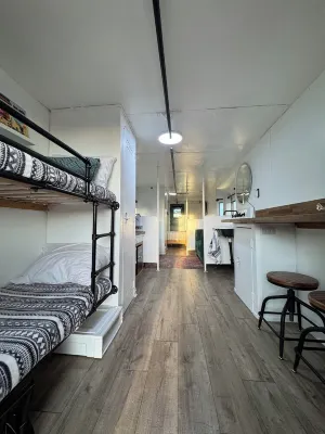 Caboose on a quiet country road with WiFi, AC