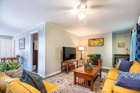 Roomy and comfortable space to relax in privacy.