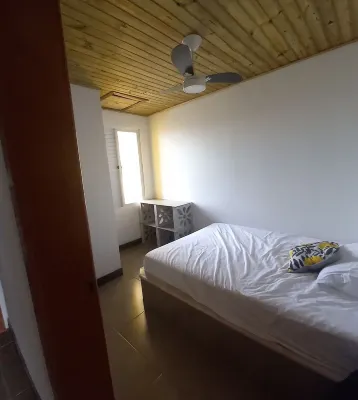 Casa Pedra Ferrugem Balcony with hammock and sea view - 180m from the beach