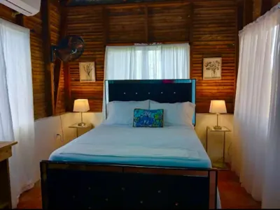 Charming 3-bedroom cabin with WiFi and AC in enchanting Rio San Juan Hotels in 