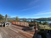 Akaroa Harbour Views | Deck, Cosy Fireplace
