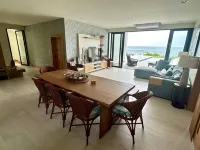 Modern Oceanfront  4-bedroom house with pool, WiFi, AC in lovely town of Cabrera