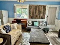 House dwelling that combines The bedroom kitchen and living area into one space