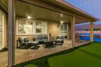 WOW The Hamptons Pickleball Massive Pool Slide