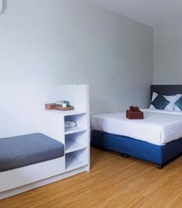 ห้องดีลักซ์ เตียงใหญ่ 1 เตียง