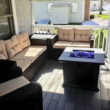 ★The Islander | Steps From Water, Fire Pit, AC★