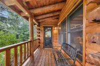 True Log Cabin in the Heart of Poconos with Hot Tub and Movie Theater