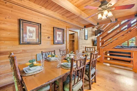 Secluded Mountain Lodge & Waterfront Cabin w/King Beds, Firepit, Game Room....