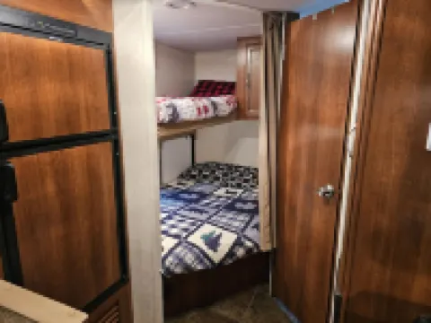 Cozy camping retreat on the banks of the beautiful AuSable River Hotels in Grayling Township