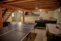 Lakeside Log Cabin with Cozy Stone Fireplace