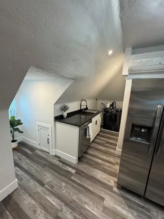 It may be haunted, but it's cute! One of the oldest houses in Butler.