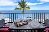 Wow! Lovely Kona Reef Direct Oceanfront Condo-Top Floor, Gorgeous Sunsets, A/C