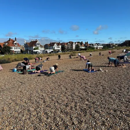 Just a stone’s throw from the beach