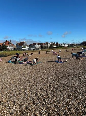 Just a stone’s throw from the beach