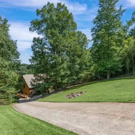 Waterfront cabin with party dock. We are pet friendly so bring the whole family.