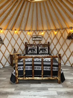 Cozy yurt just a short distance to Seward boat harbor and downtown.