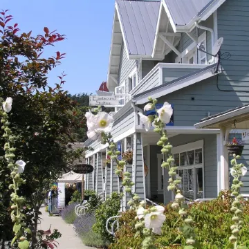 Water view! Luxury Port Suite -- walk to cafes, shops, galleries & beaches.