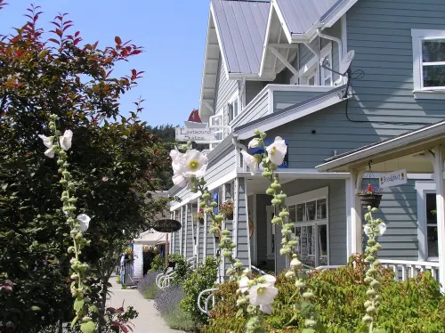 Water view! Luxury Port Suite -- walk to cafes, shops, galleries & beaches.