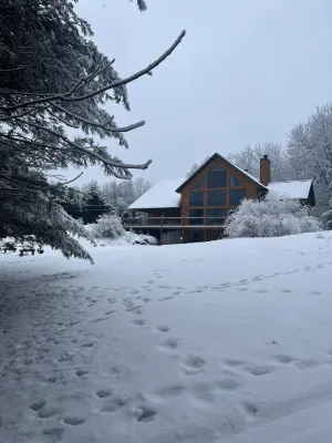 Cozy log Cabin tucked away in natures serenity