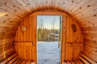 New A-Frame Chalet - Mountain Views-Sleeps 14 w/ SwimSpa-Firepit-Sauna-DogsOK