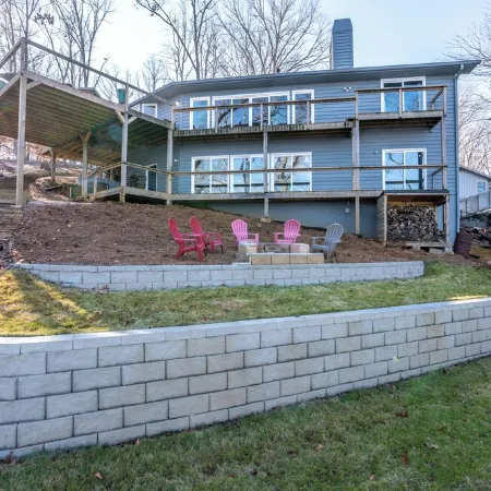 AMAZING LAKEVIEWS! Beautifully decorated 4 bdm waterfront home with 2-story dock