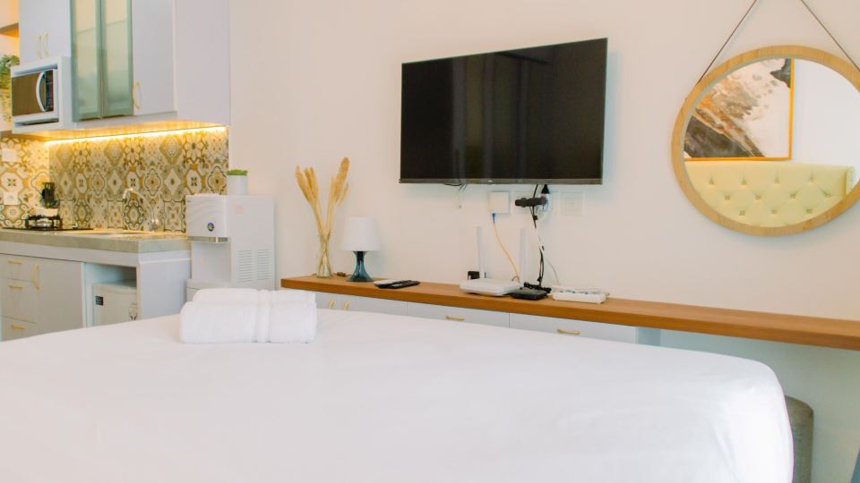 Cozy Stay Studio Apartment at B Residence Near Aeon Mall