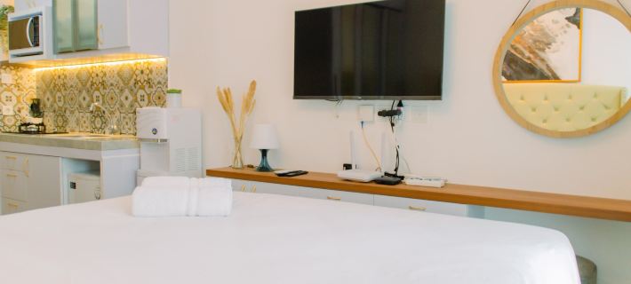 Cozy Stay Studio Apartment at B Residence Near Aeon Mall Ξενοδοχεία στην πόλη Pagedangan