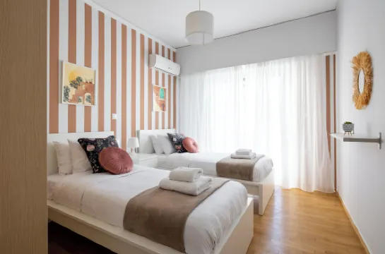 新斯米爾尼的聖託里尼兩卧室公寓