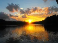 Cozy, Rustic A Frame on Big Creek Sleeping 8-10 Guests Hotels in Campbell County