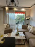 Sunny terrace apartment with sea view