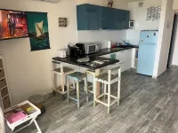 CHARMING STUDIO 30 m2 with TERRACE 15M2 IMPRENSABLE VIEW OF CALVI BAY Hotels in Lumio