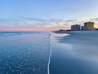 Jacksonville Beach Oceanfront condo with private patio, pool / pet friendly