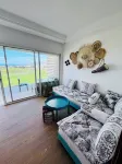 Cozy 2-bedroom apartment Thagazout Bay with WiFi, AC, Sea&Golf View