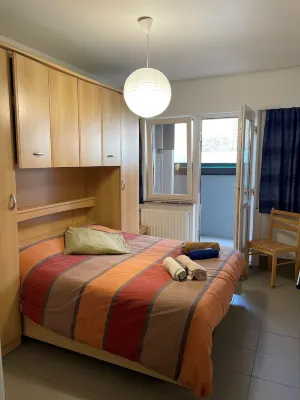 Cozy apartment on the seawall in Westende Hotels near Kustpark Strand Westende