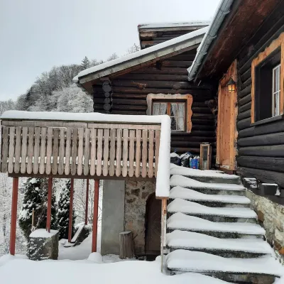 Our holiday home is built in logcabin style.  Hotel a 