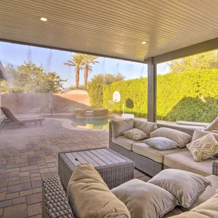 Pet-Friendly Indio Retreat with Pool and Game Room!