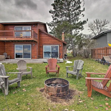 Breezy Point Escape w/ Views, Dock & Fire Pit!
