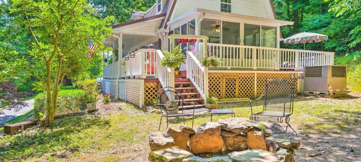Secluded Chattanooga Getaway w/ Deck + Yard! Ξενοδοχεία στην πόλη Marion County